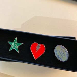 Enamel pin set